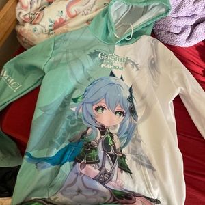 Nahida Genshin impact extra large fan made hoodie